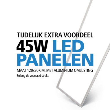 aanbieding LED paneel aluminium lijst